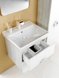 Hammomdagi shkaf bilan lavabo 50 ta fotosurat