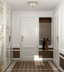 Three by three hallway interior