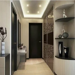 Three by three hallway interior