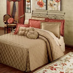 Beautiful bedspreads for the bedroom interior