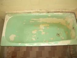 How to paint a bathtub at home photo