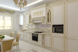 Daxili qızıl ilə ağ mətbəx