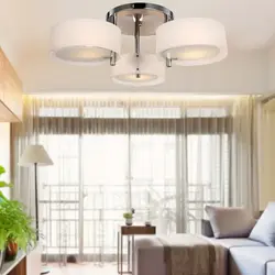 Chandelier for the kitchen on a suspended ceiling in a modern style photo