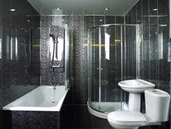 Bath interior with pvc panels