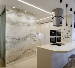 Colors of decorative plaster photos for the kitchen