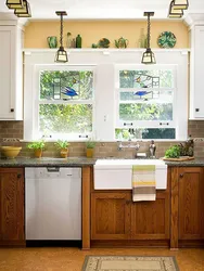 Economy Kitchen Design With Window