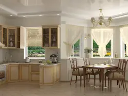 Дызайн Эканом Кухні З Акном