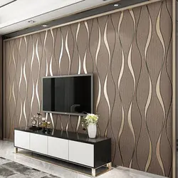 The Most Fashionable Wallpaper For The Living Room Photo