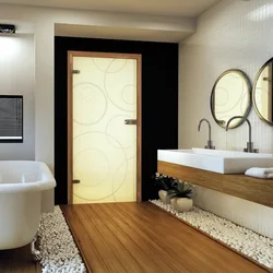 Photo of doors in a small bath
