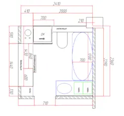 Bathtub furniture arrangement photo