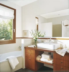 Bathtub furniture arrangement photo