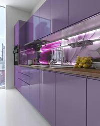 Purple kitchen design