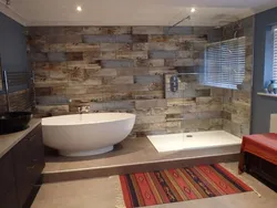 Interior flooring bathroom