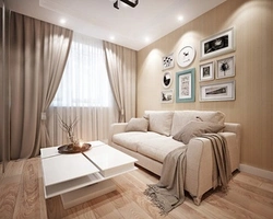 Living room interior in cocoa