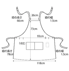 Photo of an apron pattern for the kitchen