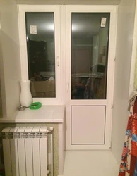 Balcony block in the kitchen photo