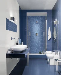 Blue blue bathroom design