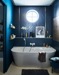 Blue blue bathroom design