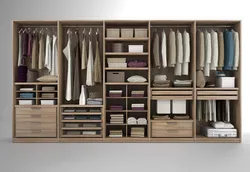 Modern wardrobes inside photo for the bedroom