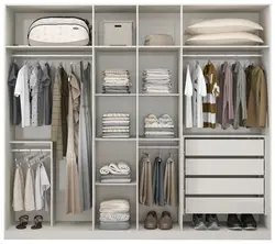 Modern wardrobes inside photo for the bedroom