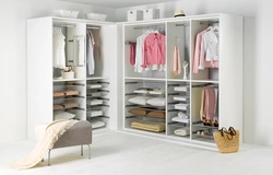 Modern wardrobes inside photo for the bedroom