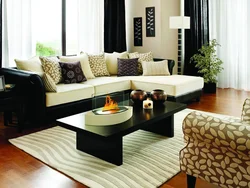 Decor For A Table In The Living Room Photo