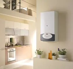 Газовый котел на кухне дома фото