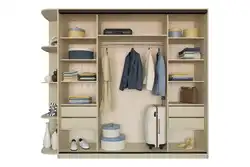 Bedroom closet design inside photo