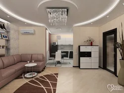 Үйдегі ас үймен біріктірілген қонақ бөлмедегі аспалы төбелердің дизайны