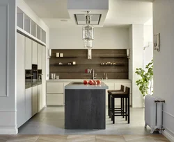 Kitchen Design Without Upper Cabinets With Island