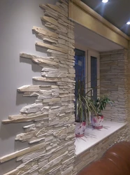 Finishing a stone corner in an apartment photo