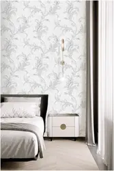 Non-woven wallpaper for the bedroom photo
