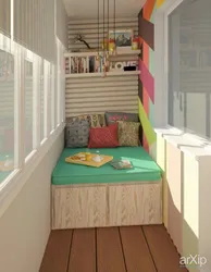 How To Make A Bedroom From A Loggia Photo