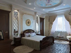 Bedroom design with column
