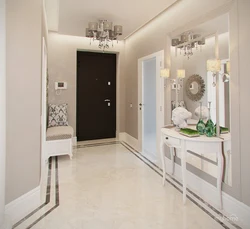 Marble in the hallway interior