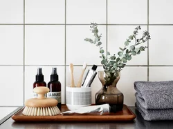 Bathroom Accessories In The Interior