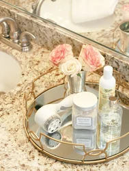 Bathroom accessories in the interior