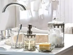 Interyerdə hamam aksesuarları