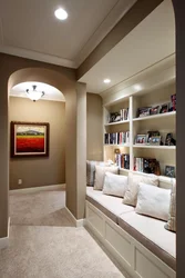 Design of the hallway as a living room