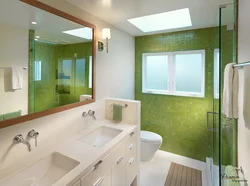 Simple green bathtub design