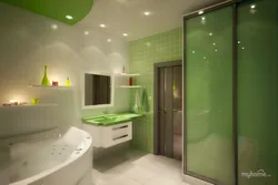 Simple green bathtub design