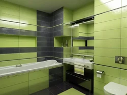 Simple Green Bathtub Design