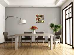 Photo of empty kitchen wall