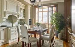 Kitchen Interior In Italy