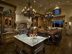 Kitchen interior in italy