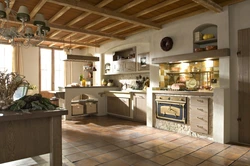 Kitchen interior in italy