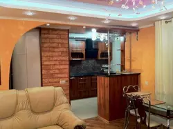Between the kitchen and living room in Khrushchev photo