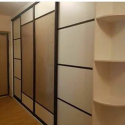 Colors of the wardrobe in the hallway photo