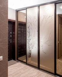 Colors of the wardrobe in the hallway photo