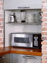 Kitchen design with mini oven